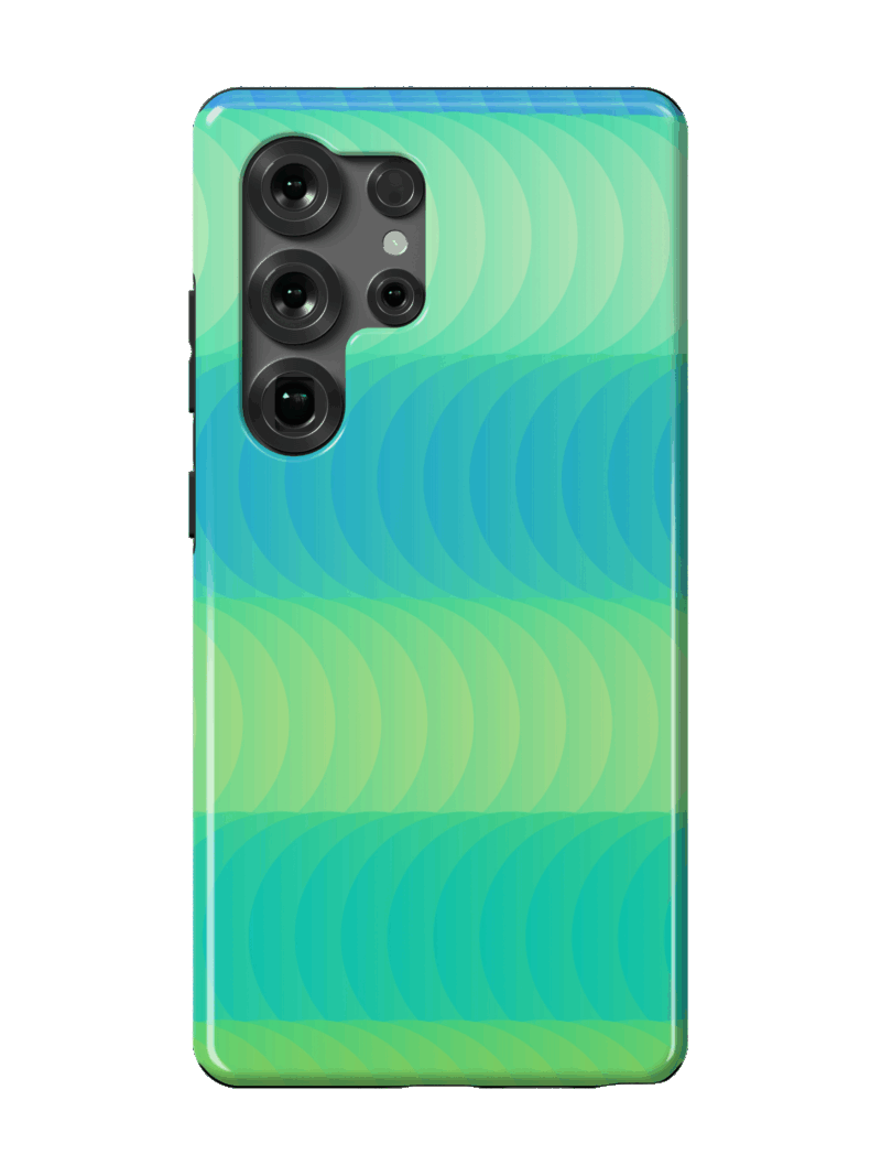 Mint Ripple Case | Galaxy S25