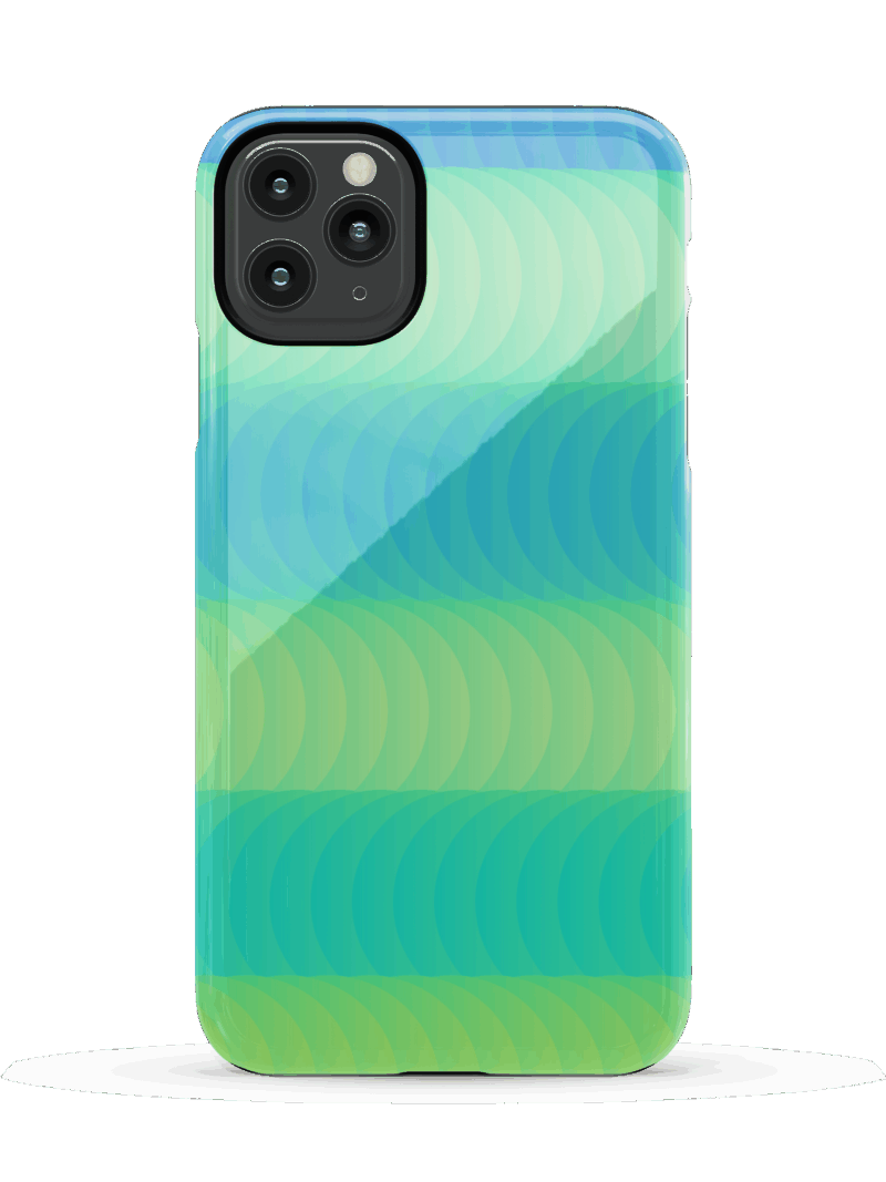 Mint Ripple Case | iPhone 11
