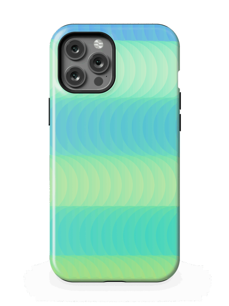 Mint Ripple Case | iPhone 12