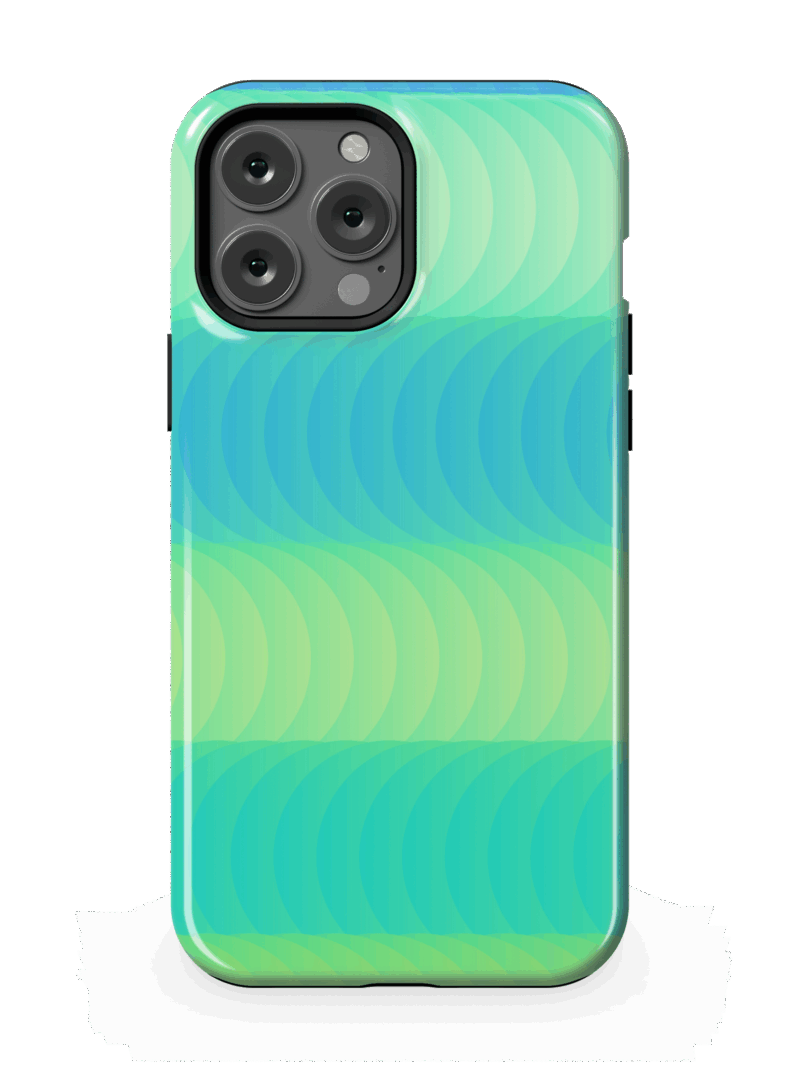 Mint Ripple Case | iPhone 13