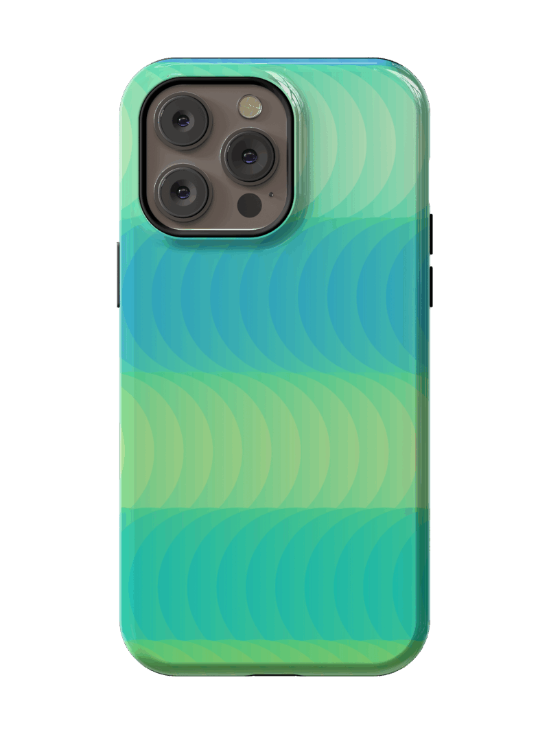 Mint Ripple Case | iPhone 14