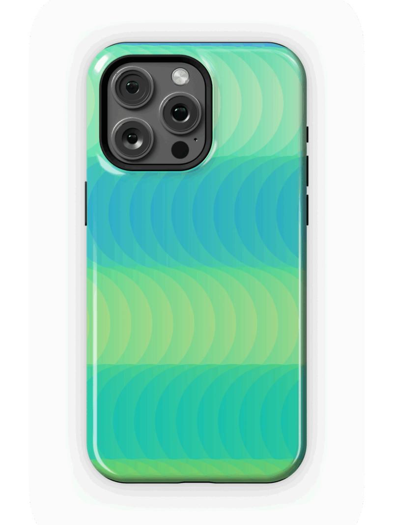 Mint Ripple Case | iPhone 15