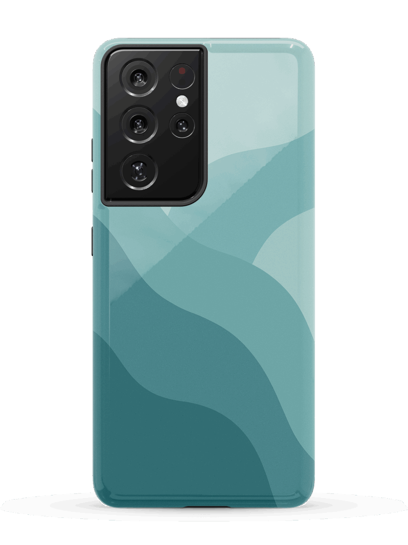 Aqua Waves Case | Galaxy S21