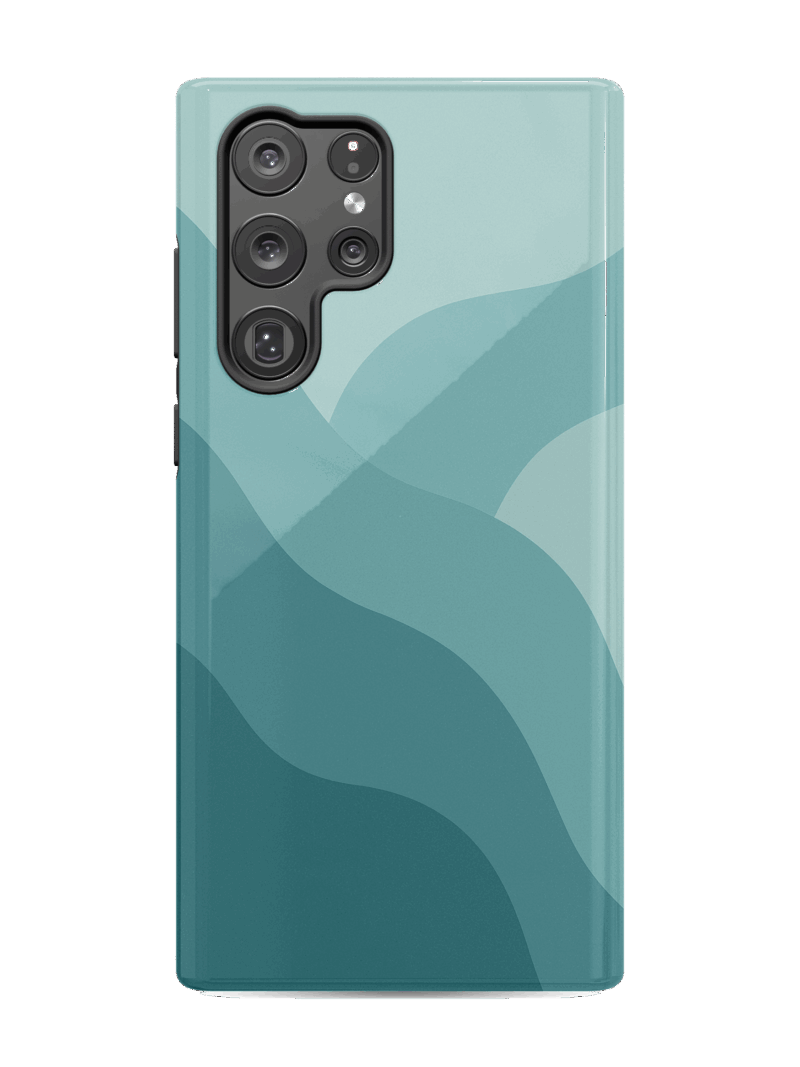 Aqua Waves Case | Galaxy S22
