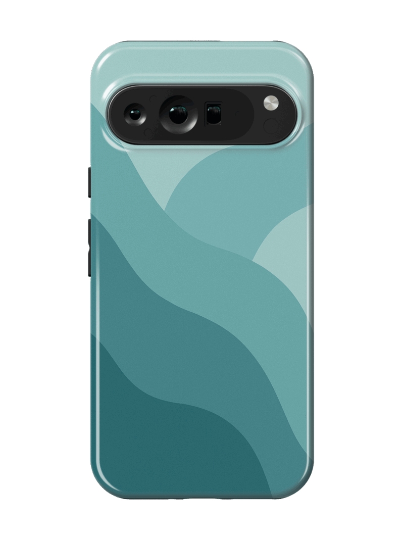 Aqua Waves Case | Pixel 9