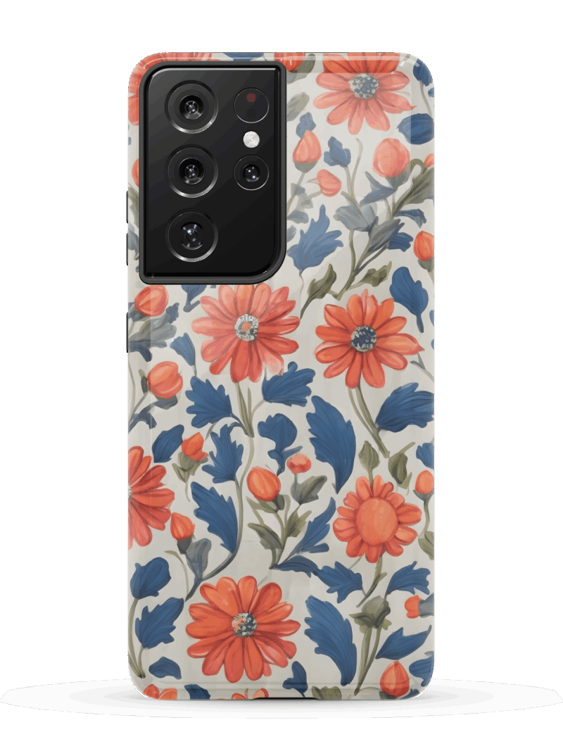 Coral & Cobalt Case | Galaxy S21