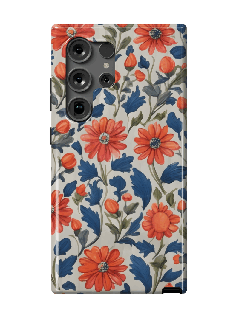 Coral & Cobalt Case | Galaxy S24