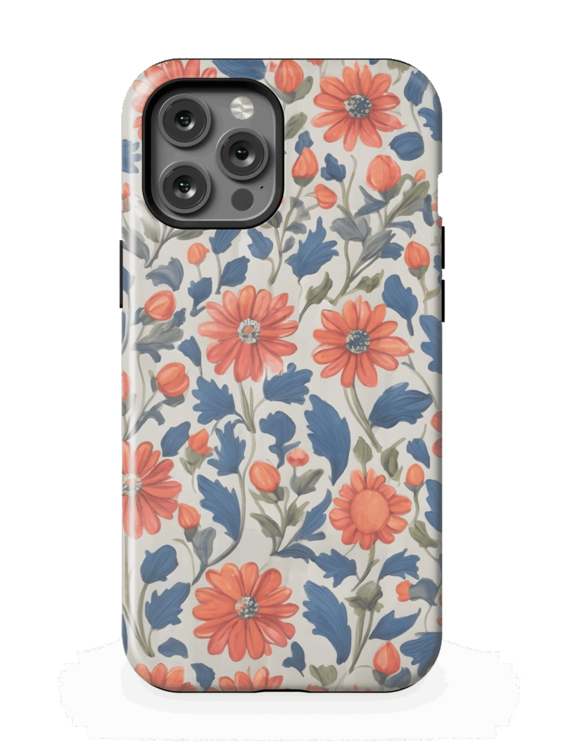 Coral & Cobalt Case | iPhone 12