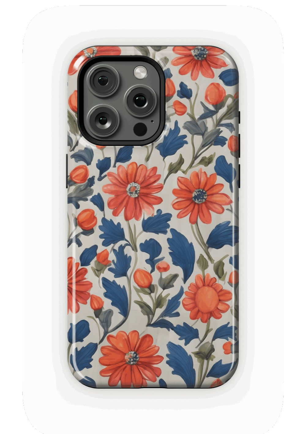 Coral & Cobalt Case | iPhone 15