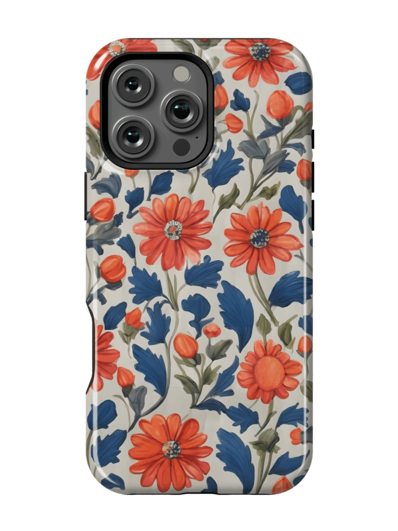 Coral & Cobalt Case | iPhone 16
