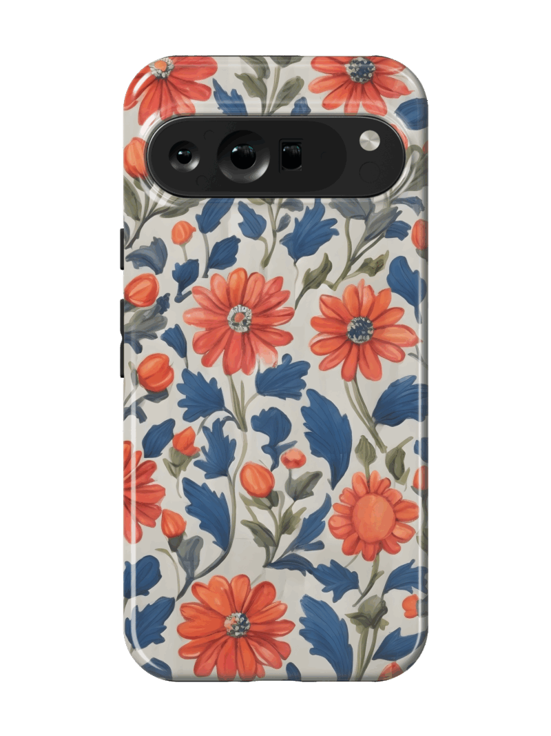 Coral & Cobalt Case | Pixel 9