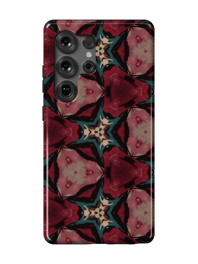 Crimson Kaleido Case | Galaxy S25