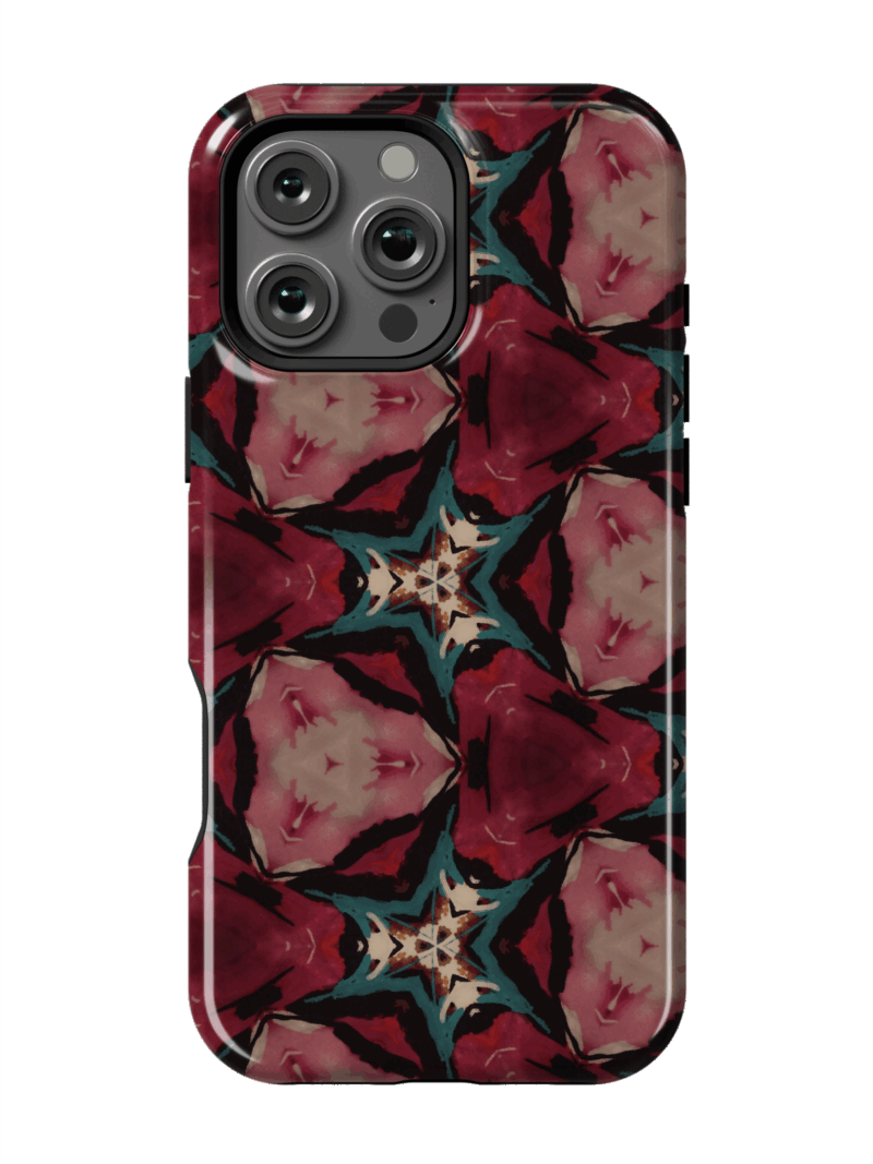 Crimson Kaleido Case | iPhone 16
