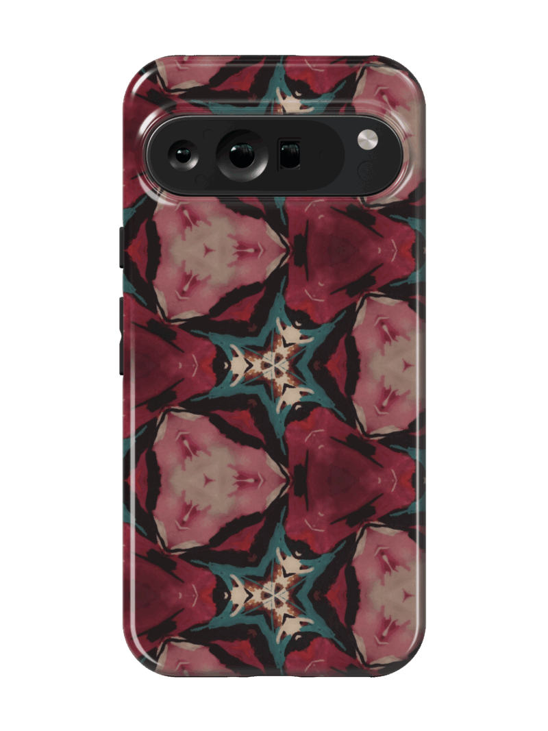 Crimson Kaleido Case | Pixel 9