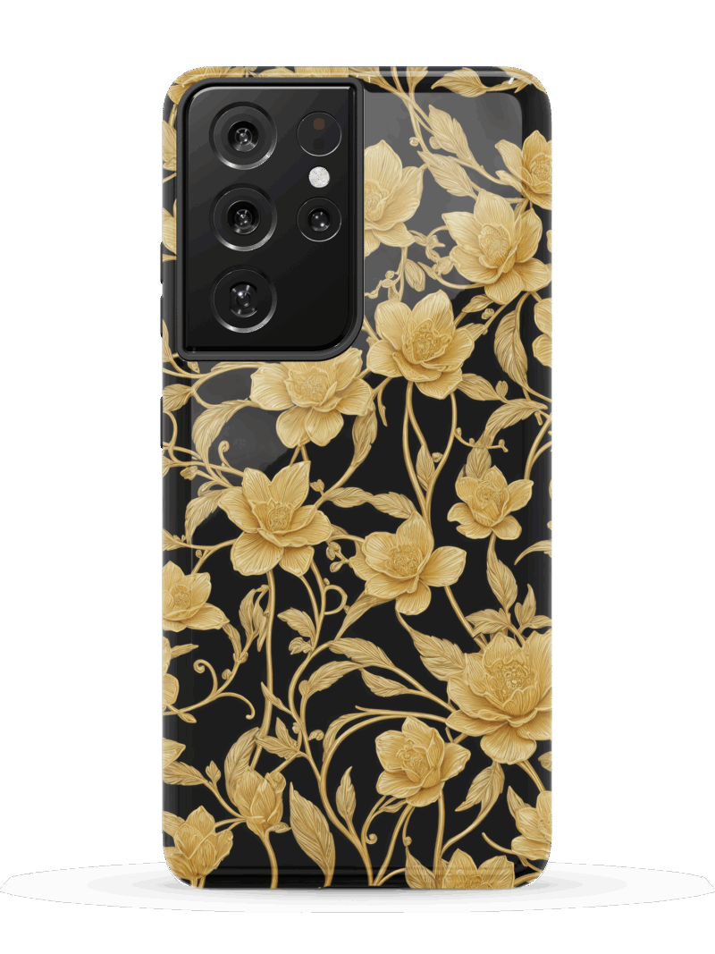 Golden Petals Case | Galaxy S21