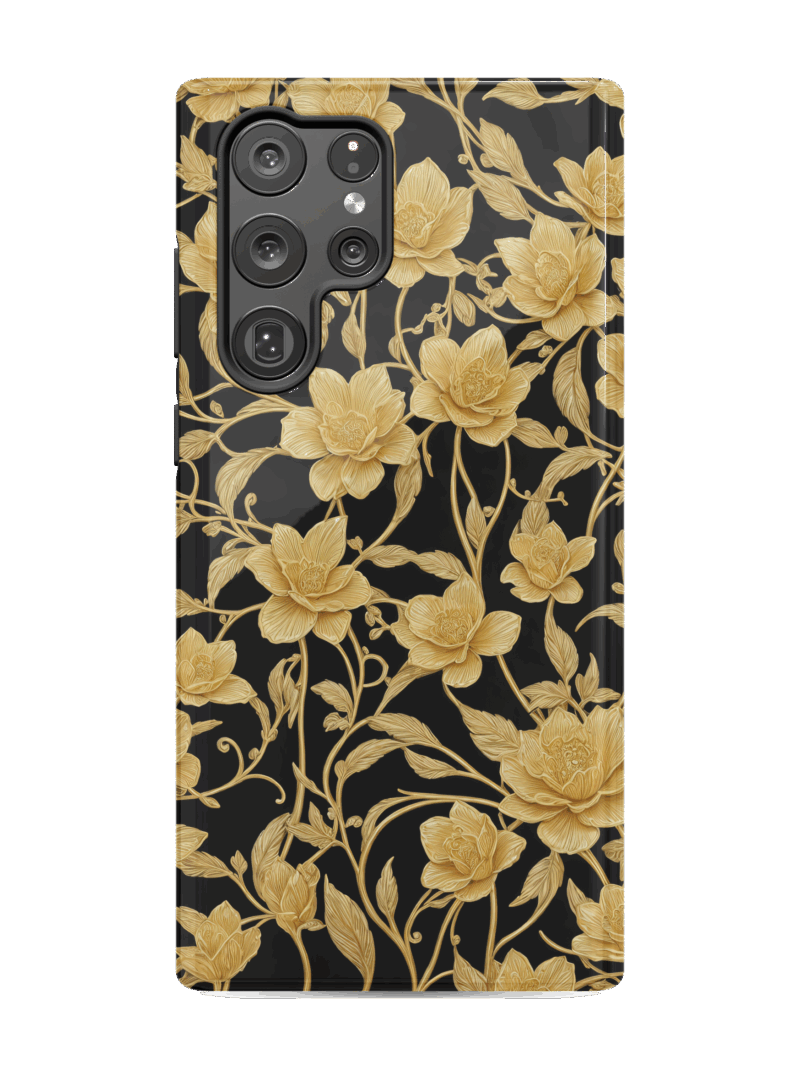 Golden Petals Case | Galaxy S22