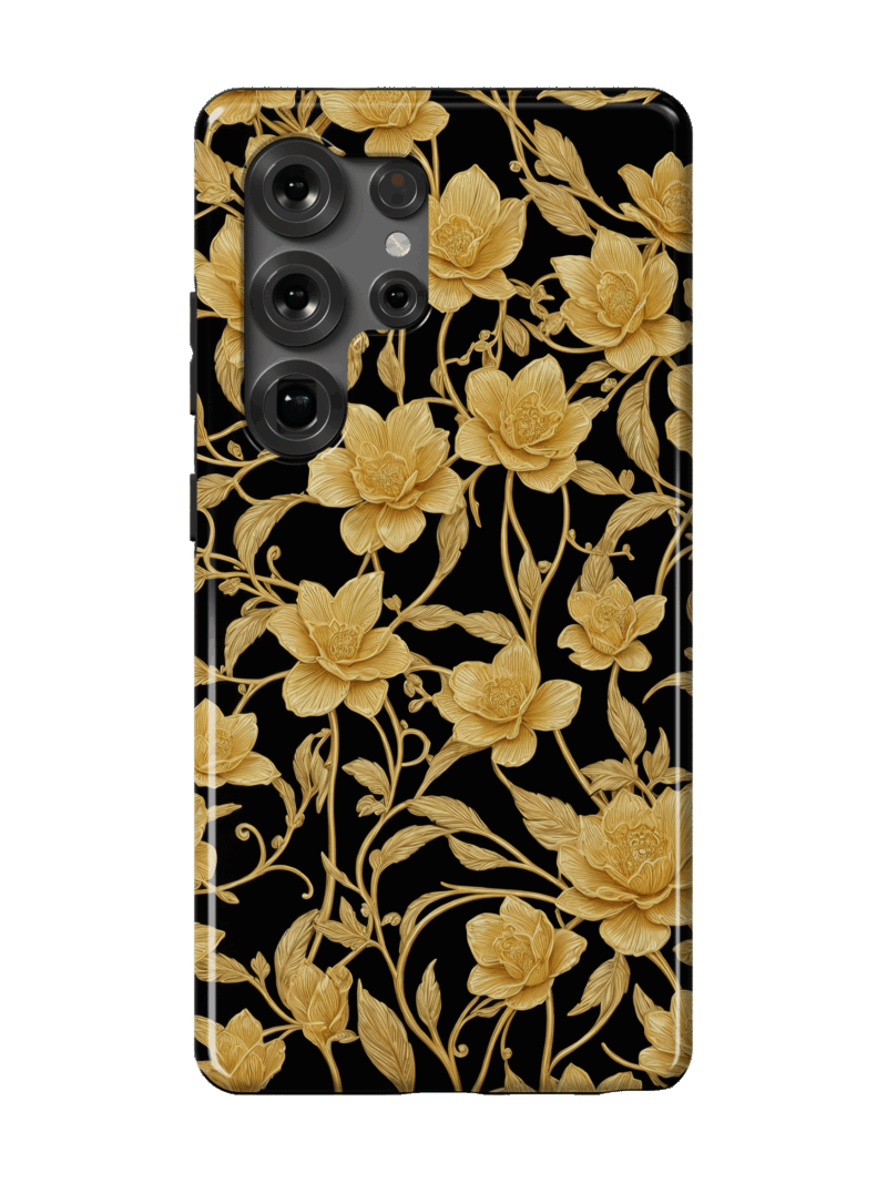 Golden Petals Case | Galaxy S25