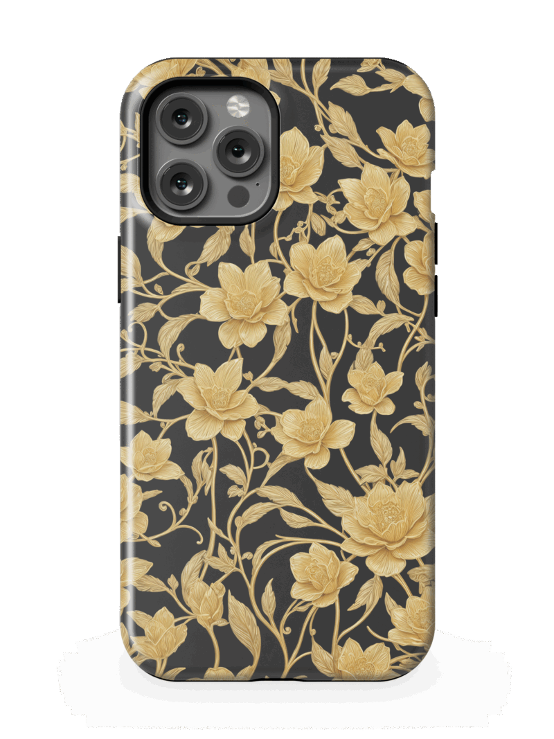 Golden Petals Case | iPhone 12