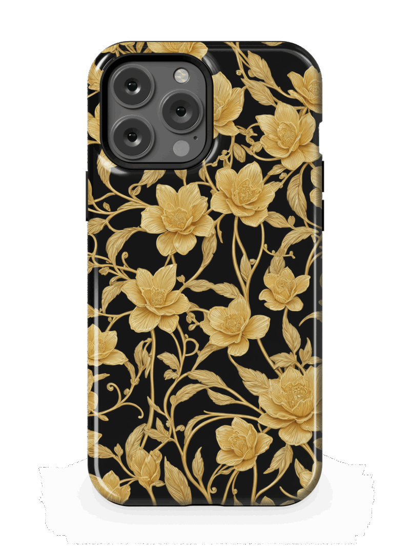 Golden Petals Case | iPhone 13