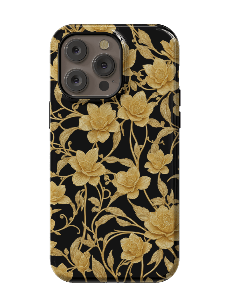 Golden Petals Case | iPhone 14