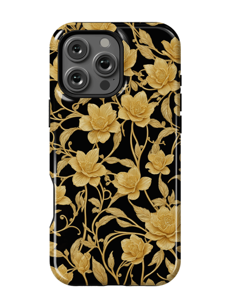 Golden Petals Case | iPhone 16