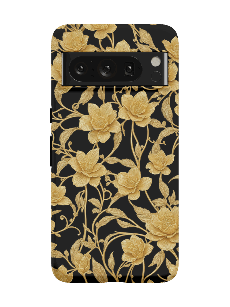 Golden Petals Case | Pixel 8