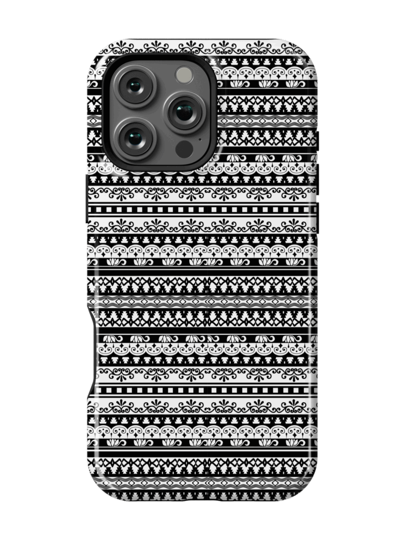 Monochrome Strata Case | iPhone 16