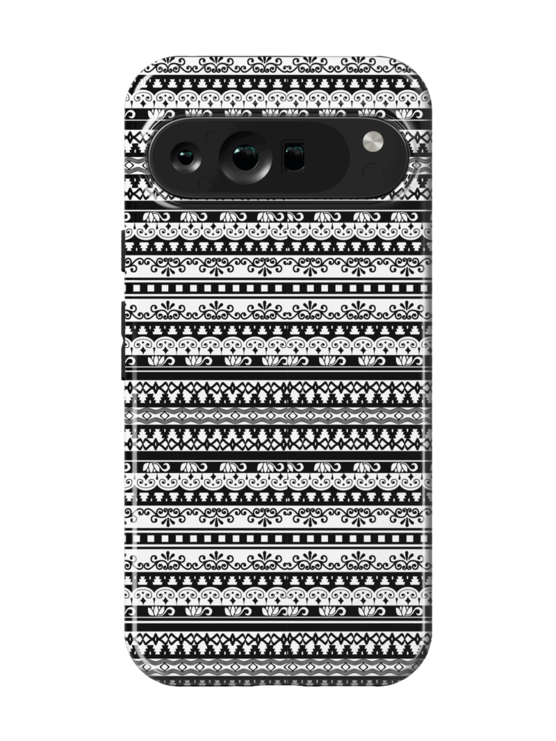 Monochrome Strata Case | Pixel 9