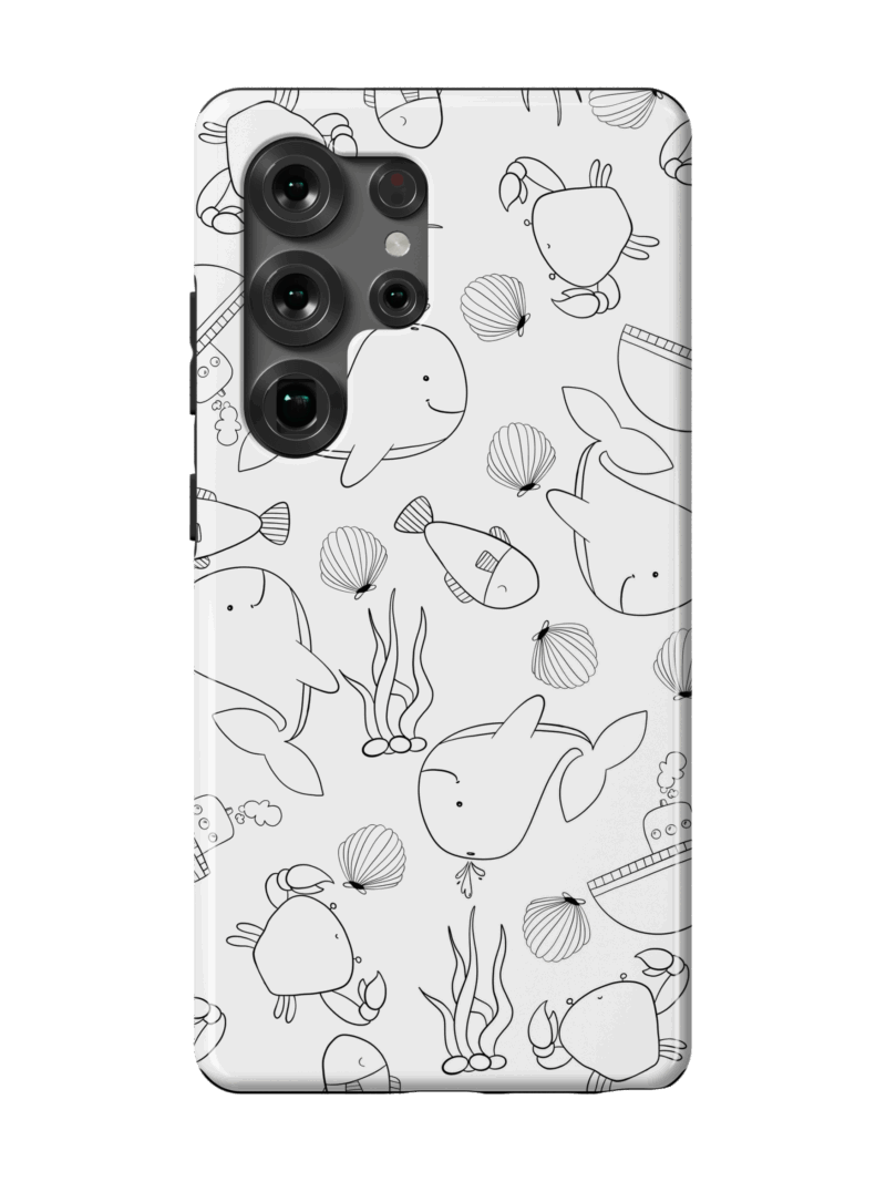Nautical Doodles Case | Galaxy S25