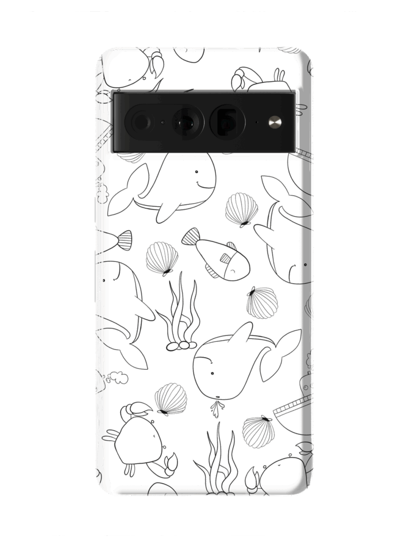 Nautical Doodles Case | Pixel 7