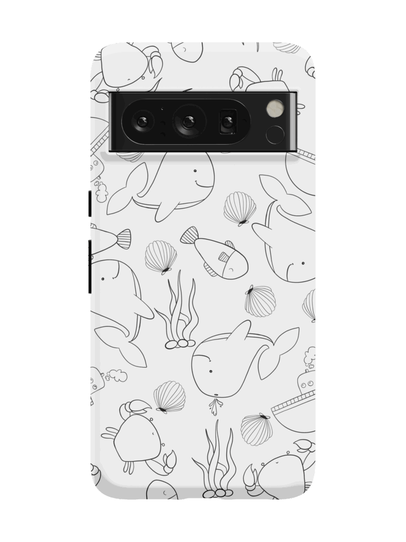 Nautical Doodles Case | Pixel 8