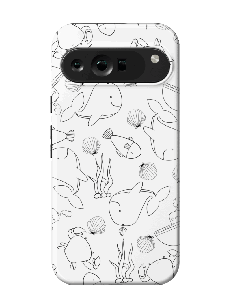 Nautical Doodles Case | Pixel 9