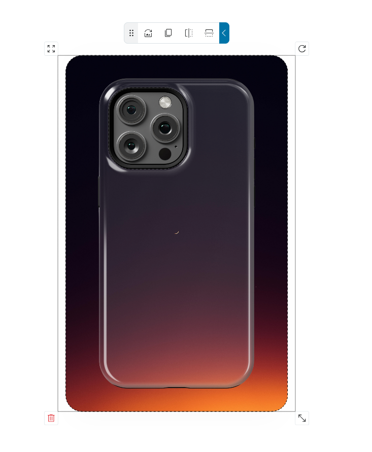 Fully wraped phone case