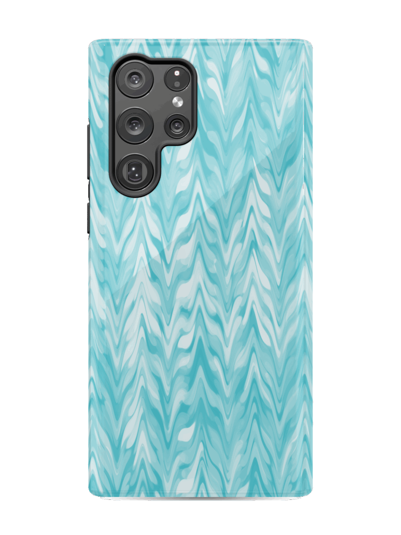 Turquoise Ripple Case | Galaxy S22