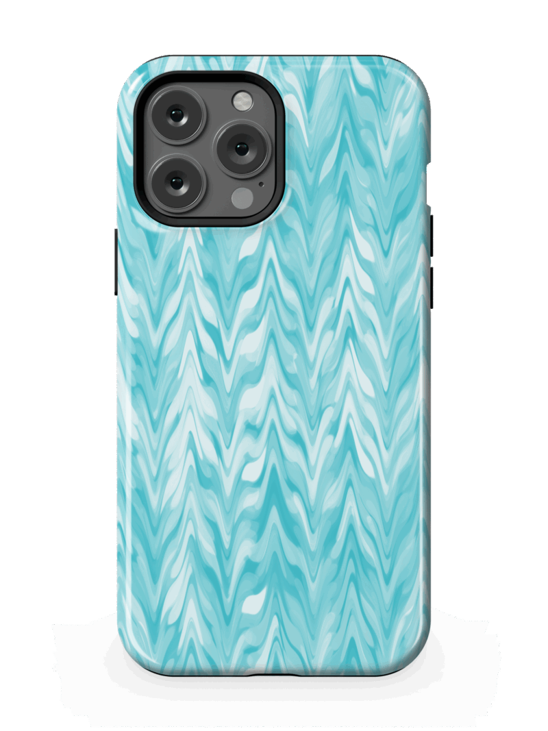 Turquoise Ripple Case | iPhone 13