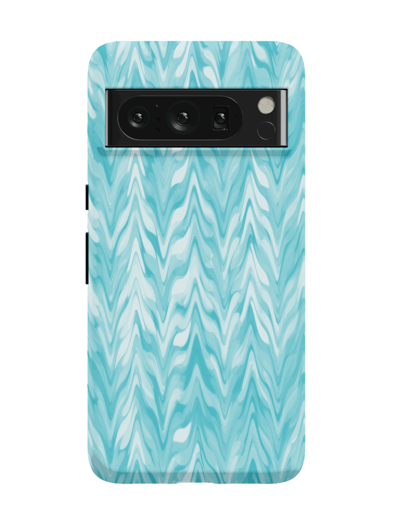 Turquoise Ripple Case | Pixel 8