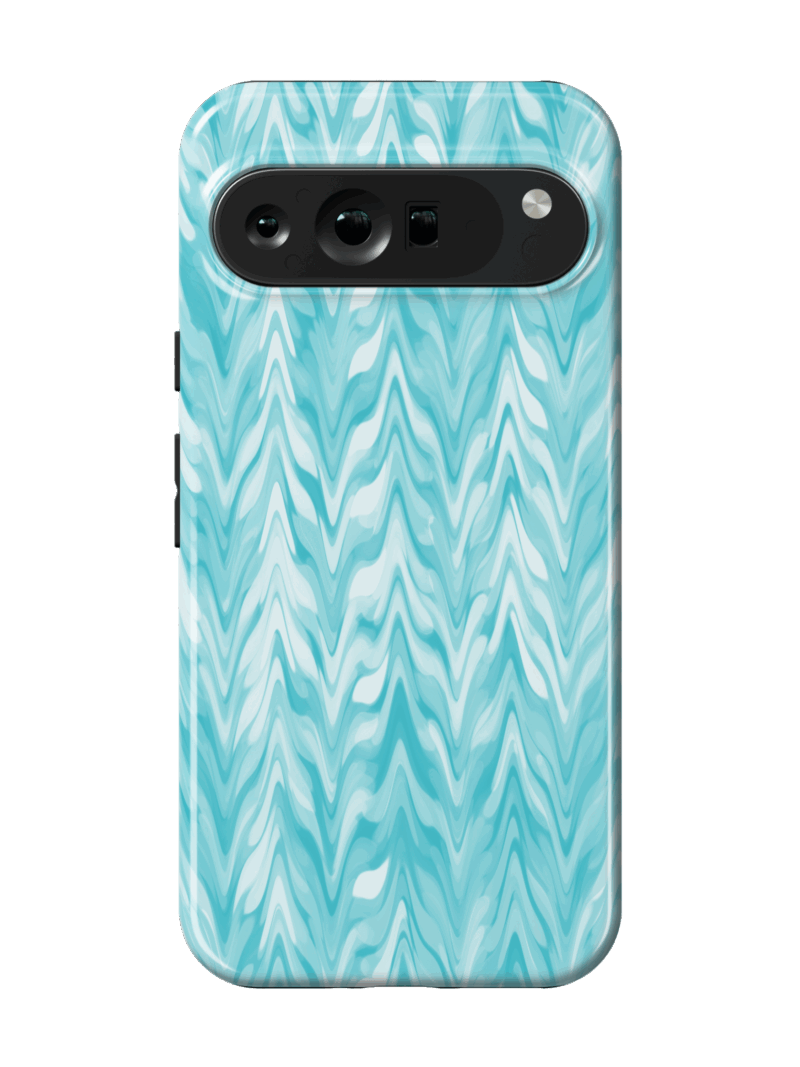 Turquoise Ripple Case | Pixel 9