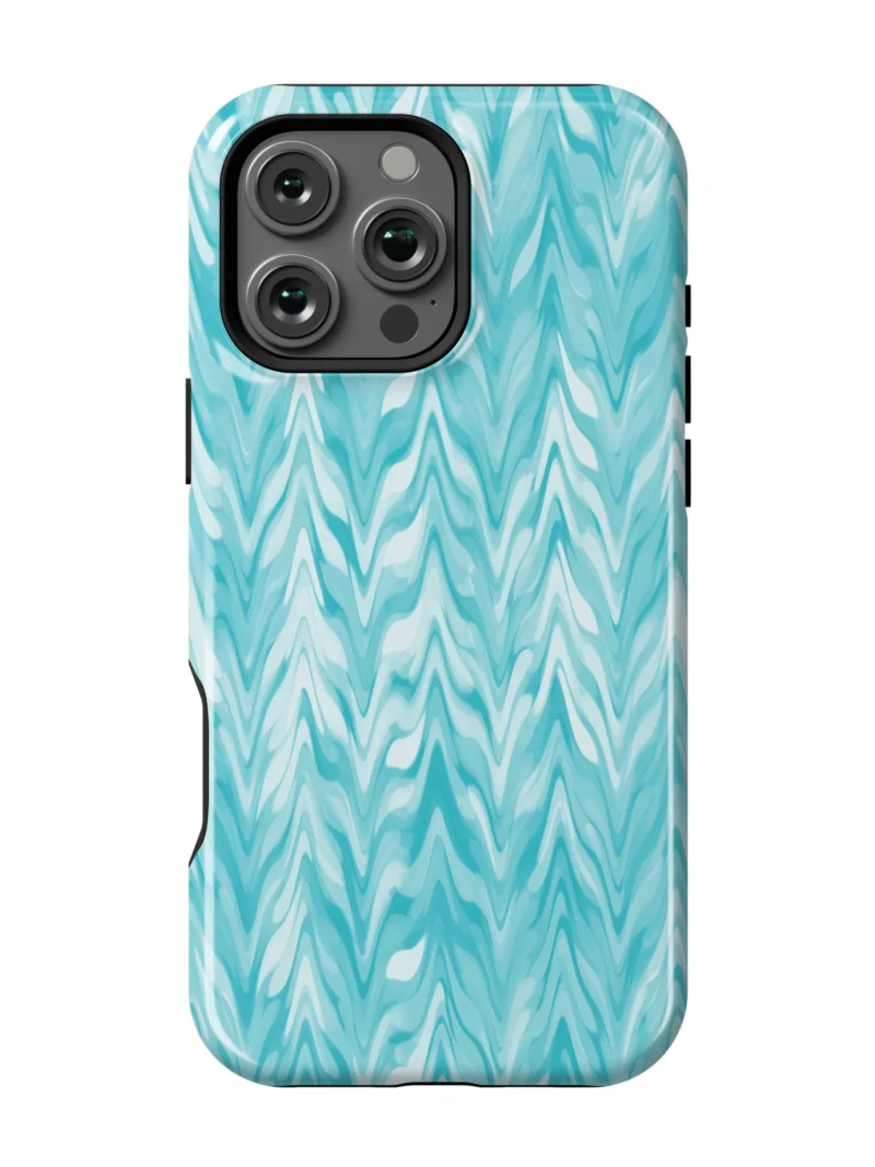 Turquoise Ripple Case | iPhone 16