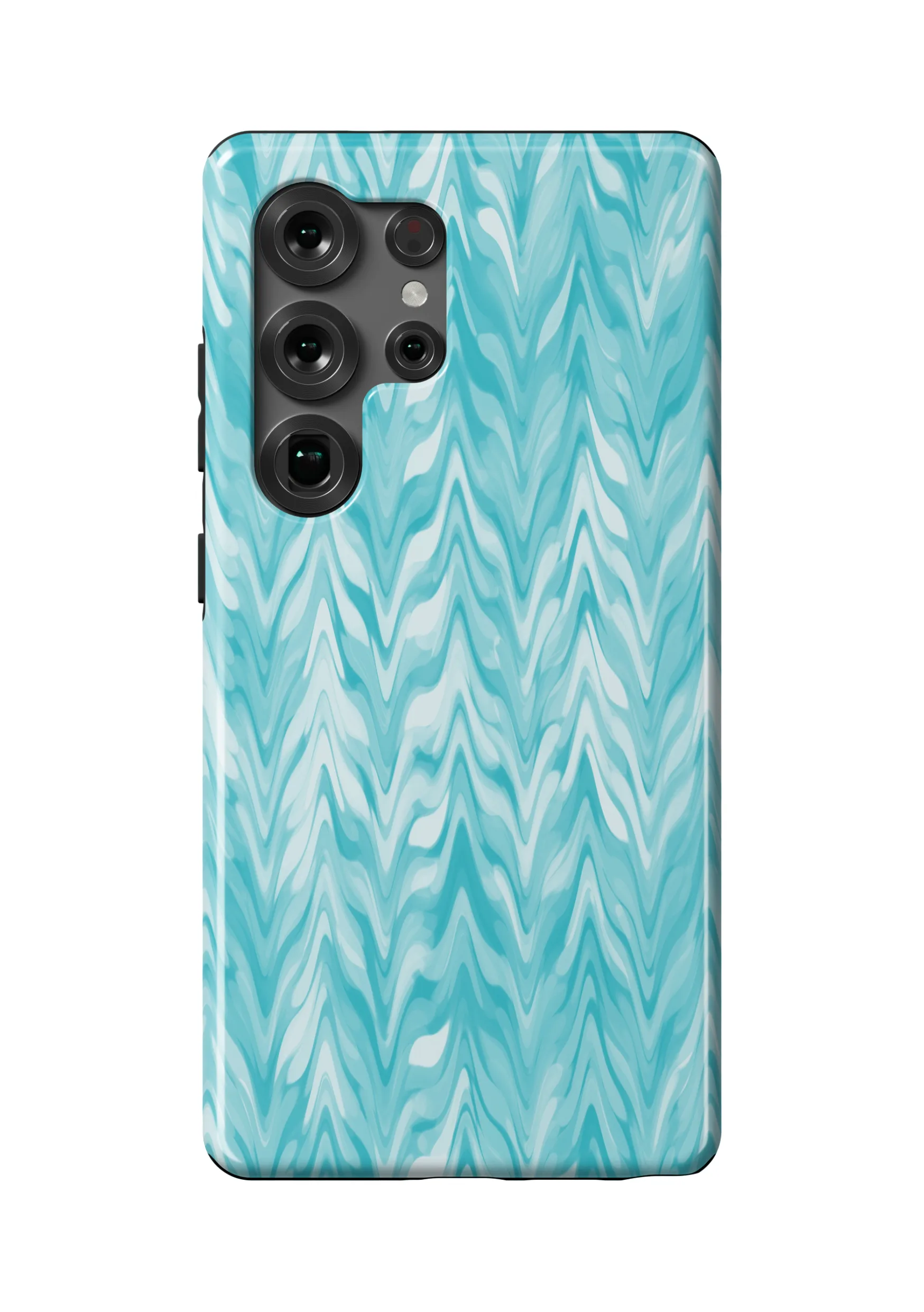 Turquoise Ripple Case | Galaxy S25