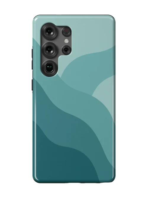 Aqua Waves Case | Galaxy S25