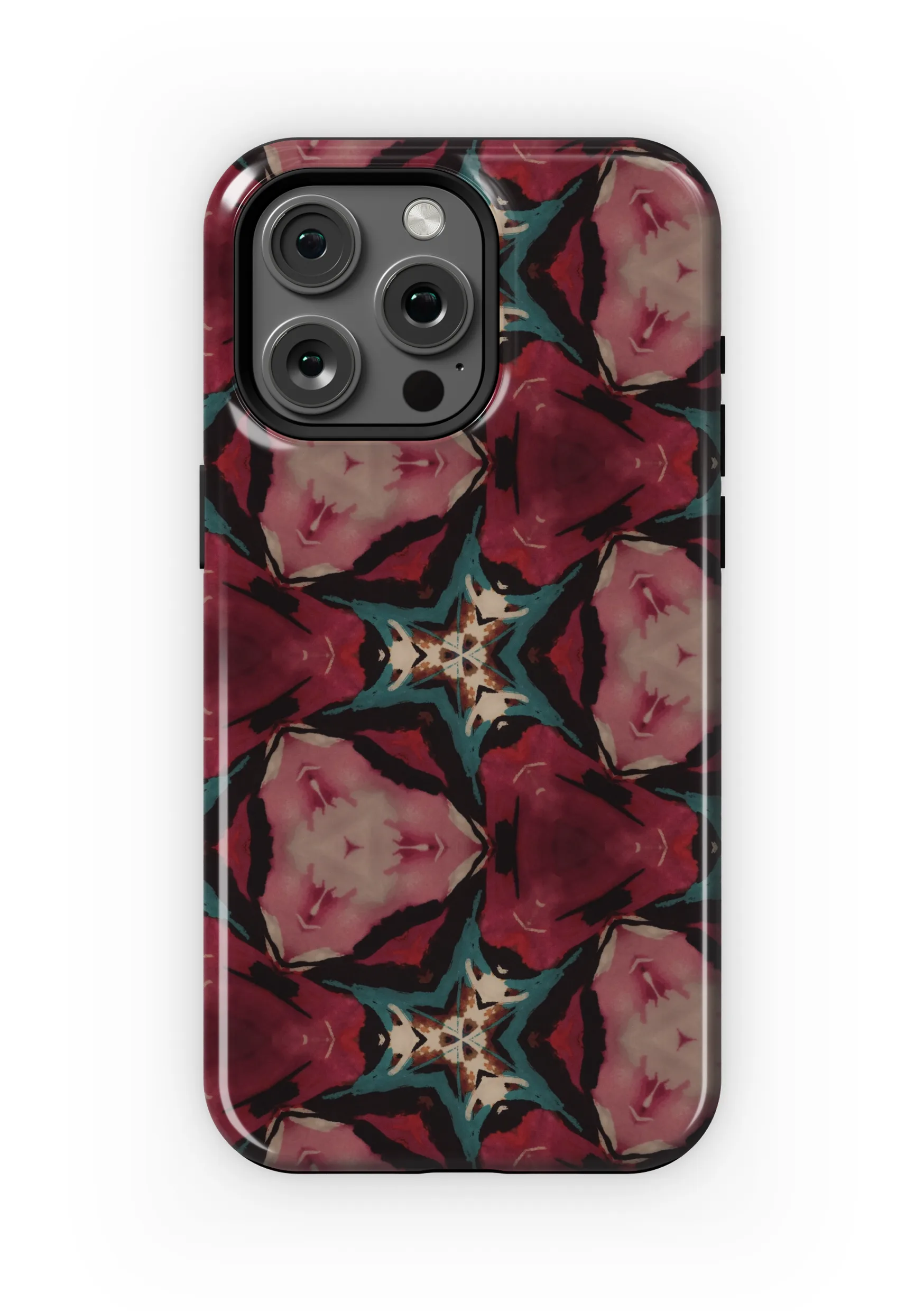 Crimson Kaleido Case | iPhone 15
