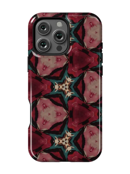 Crimson Kaleido Case | iPhone 16