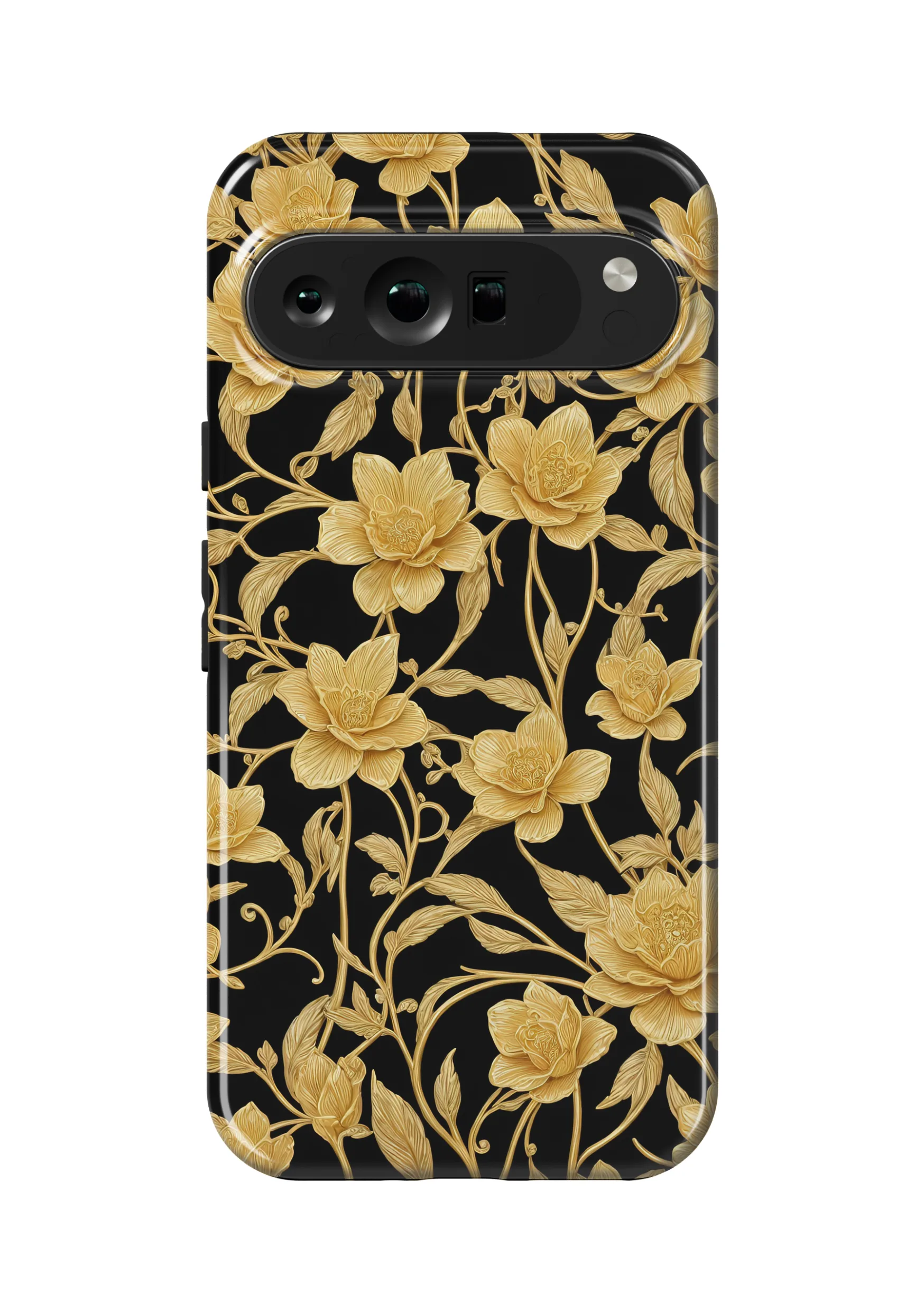Golden Petals Case | Pixel 9
