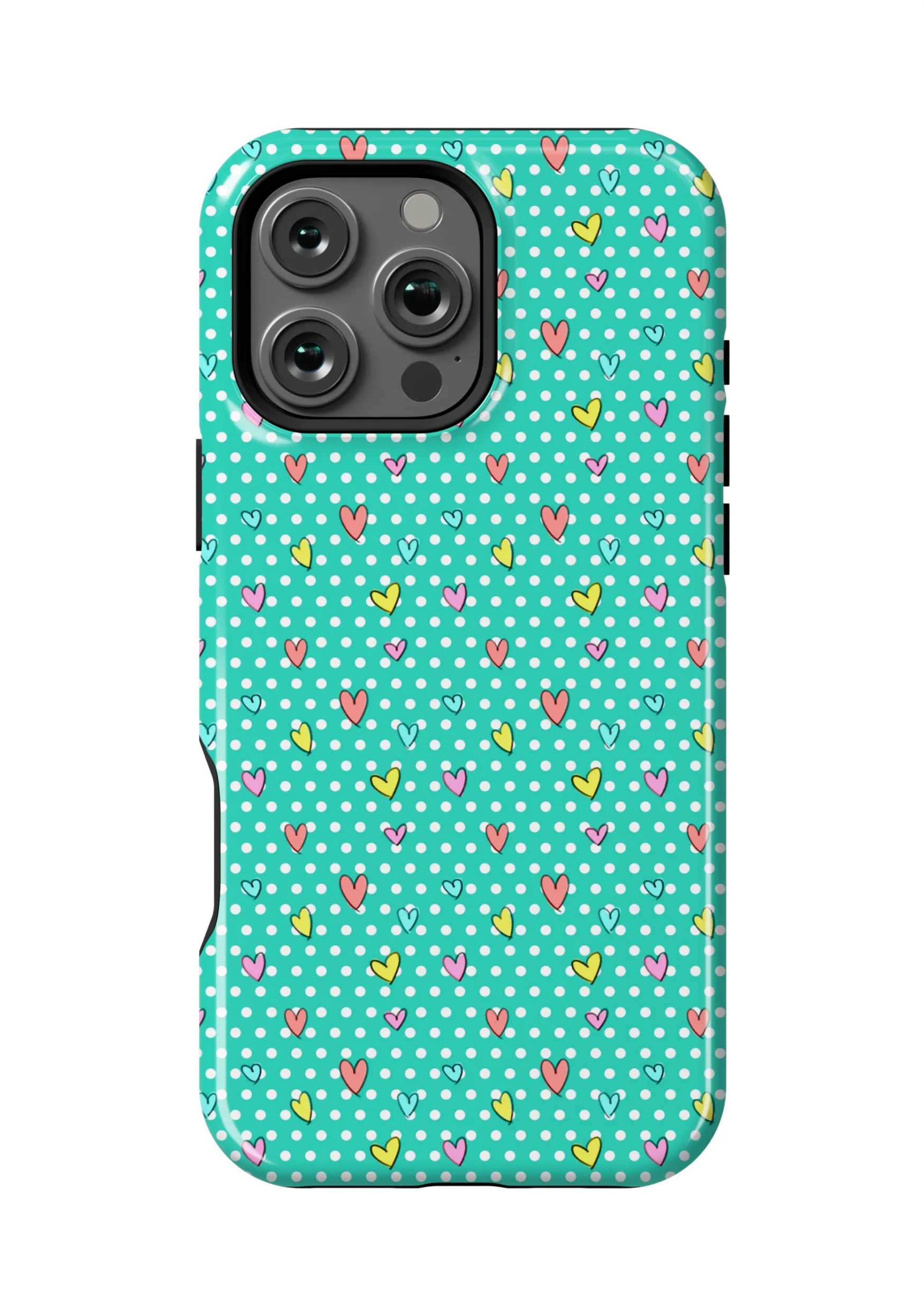 Heartburst Polka Case | iPhone 16