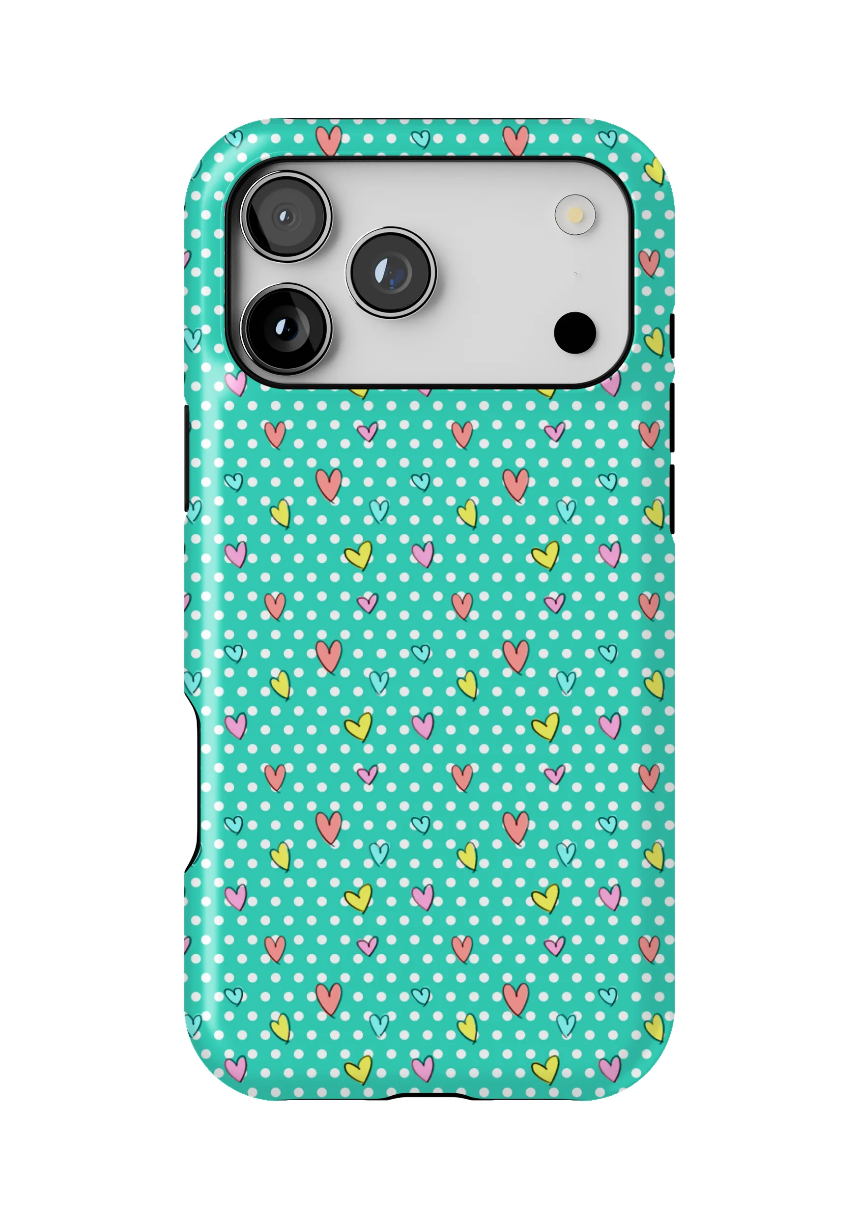 Heartburst Polka Case | iPhone 17