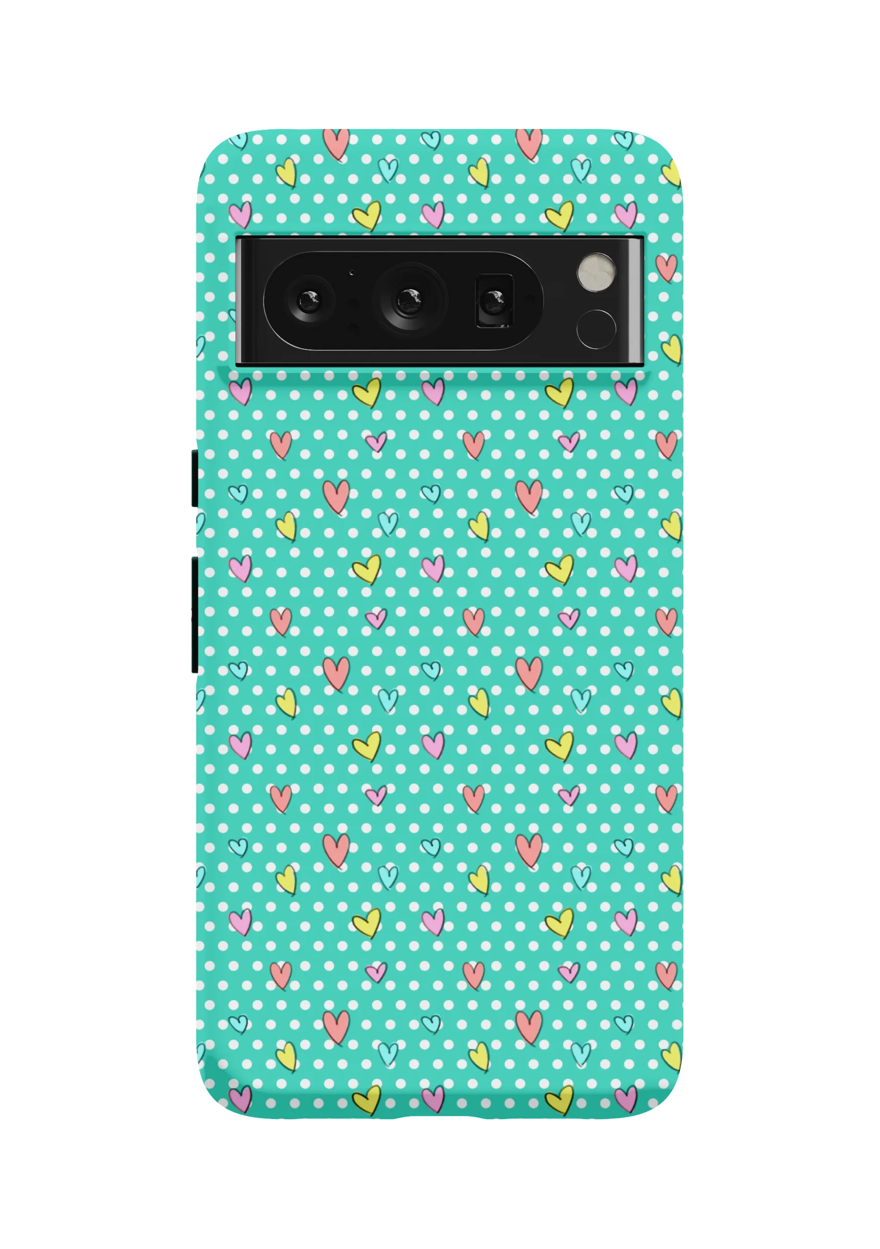 Heartburst Polka Case | Pixel 8