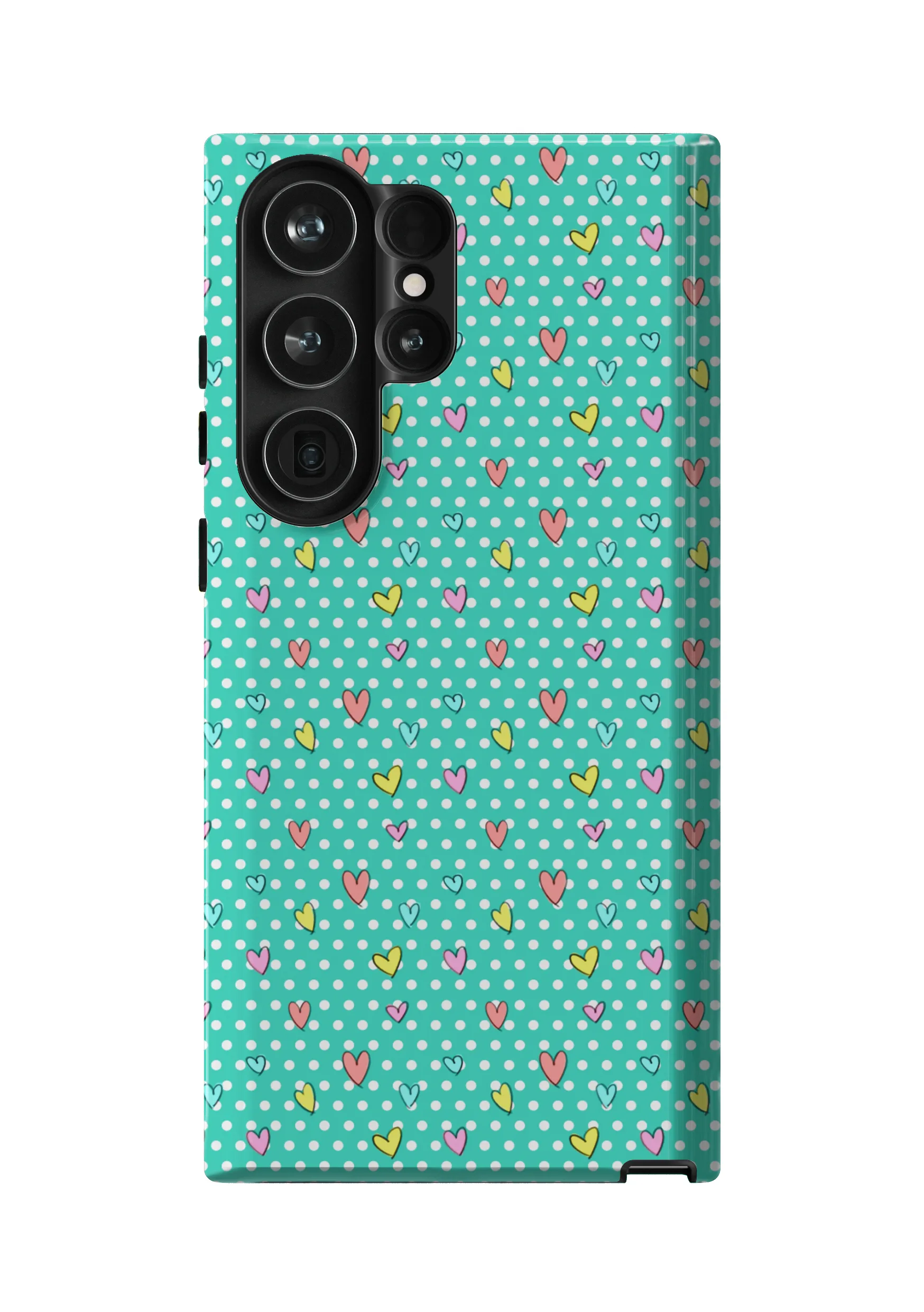 Heartburst Polka Case | Galaxy S23